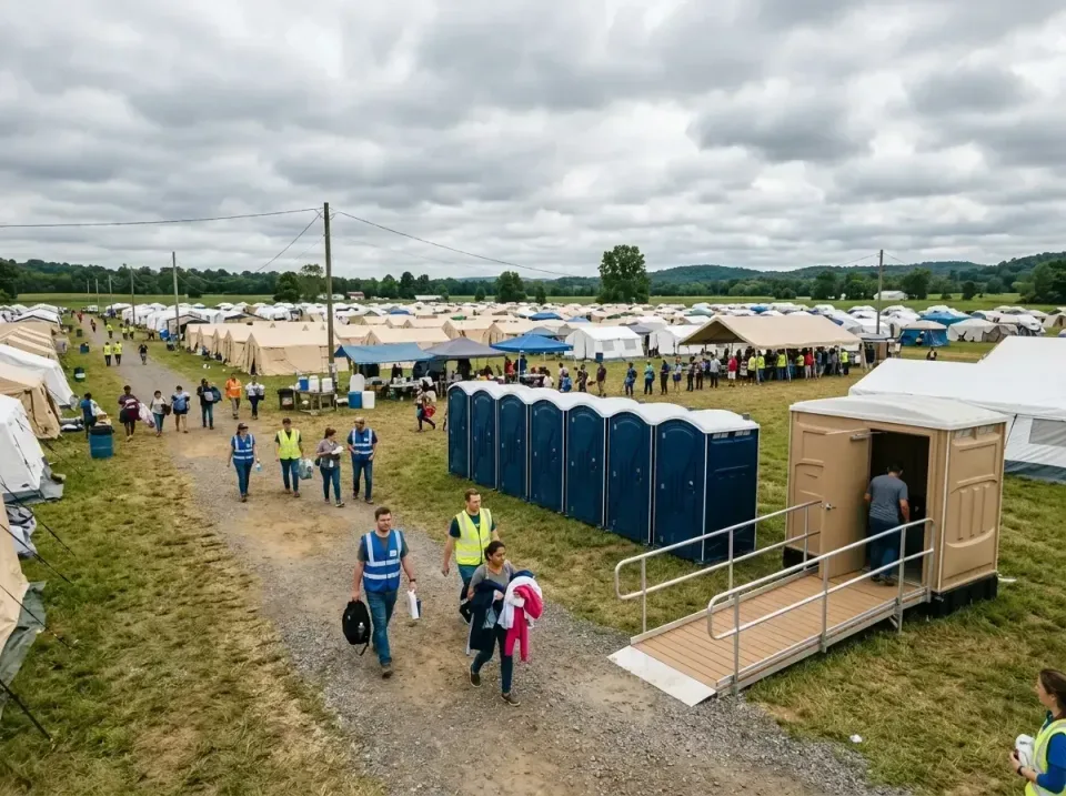 disaster-relief-camp-restrooms-010 — frequently asked questions, Dumpster & Portable Bathrooms Rental in Hampton, IA